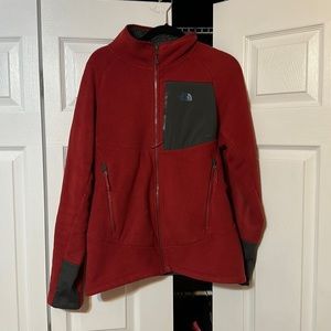 North face men’s fleece zip up size medium
